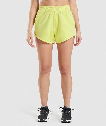 Dámské Šortky Gymshark Tréninková Sweat Zelene | CZ 3854ZUT